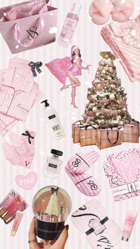 A Victoria’s Secret Christmas 🎄 #victoriassecret #christmas Vs Pink Christmas, Sugarplum Christmas, Victoria Secret Christmas, Victory Secret, Pink Xmas, Pink Holiday, Beauty Clothes, Christmas Mood, Christmas Aesthetic