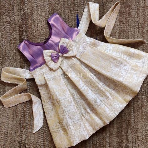 Kutties Pattu Pavadai, Baby Girl Dresses Traditional, Kids Pattu Frock Designs, Traditional Frocks For Baby Girl, Baby Traditional Dress Indian, Baby Pattu Frocks Designs, Newborn Pattu Langa, Kutties Dress, Baby Pattu Pavadai Designs