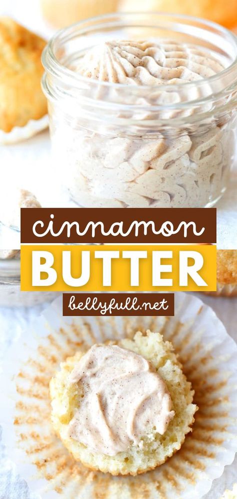 Want more fall food? Whip up this cinnamon honey butter! This cinnamon butter recipe is a Texas Roadhouse copycat. With just 4 ingredients, you can have a batch of this flavored butter that's also a great DIY gift. Such an easy homemade condiment! Cinnamon Butter Recipe, Flavored Butters, Honey Butter Recipe, Cinnamon Honey Butter, Healthy And Unhealthy Food, Cinnamon Honey, Recipes With Few Ingredients, Homemade Condiments, Flavored Butter