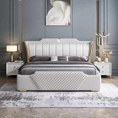 Furniture Sets Design, Steel Bed Design, Simple Bed Designs, Bed Back Design, Double Bed Designs, Bed Headboard Design, Bedroom Interior Design Luxury, Sofa Bed Design, Bedroom Decor For Teen Girls