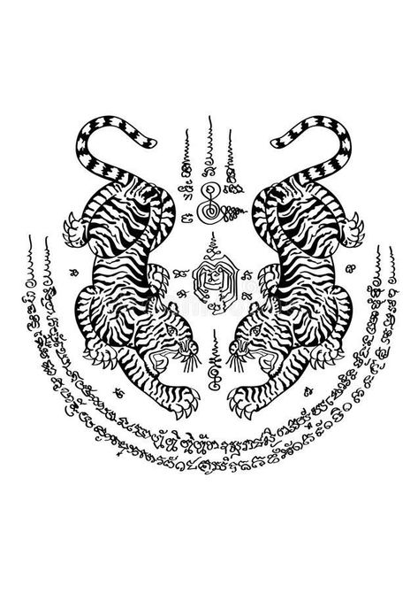 Cambodia Culture on Twitter: "Khmer Yantra Sak of Cambodia #Cambodia #sakyant #khmer #khmerepire #traditional… " Tattoo Thai Style, Tattoo Thai, Muay Thai Tattoo, Traditional Tiger Tattoo, Yantra Tattoo, Khmer Tattoo, Tato Tradisional, Graphic Tattoo, Mantra Tattoo