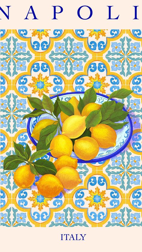 New 🍋 poster creating process. #poster #posterdesign #illustration #illustrationartists #illustrationdaily #illustrationartist #procreate … | Instagram Italian Illustration Art, Italian Art Aesthetic, Lemon Branding, Italy Illustration Art, Posters Italy, Citrus Illustration, Italian Illustration, Italian Prints, Process Poster