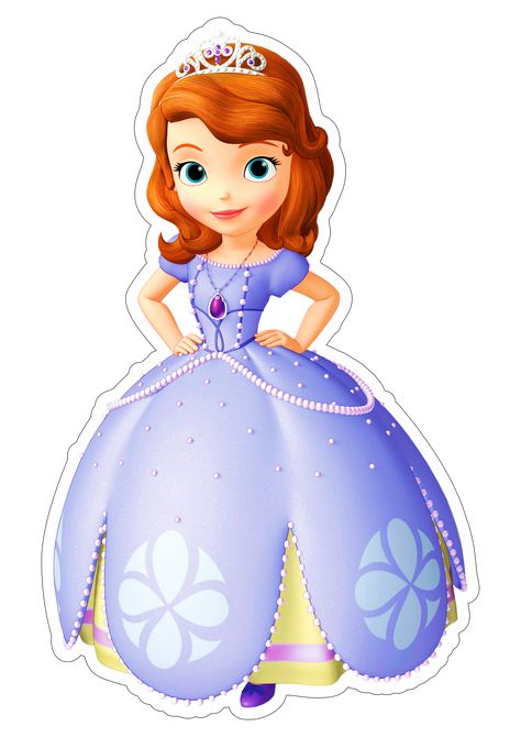 Sophia The First Cake Topper Printable, Sofia Cake Topper Free Printable, Topper Princesa Sofia, Sofia Topper, Princess Sophia Cake, Sofia The First Birthday Cake, Princes Sofia, Sophia Cake, Sofia The First Characters