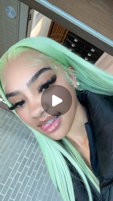 ZSF HAIR on Instagram: "Color is teaaa 😍😍 I like this color 😫😫😫
✨13*4 mint Green straight Transparent lace frontal wig 🔥
🎃HAPPY HALLOWEEN Unlock 85$ OFF!!✨

#zsfhair #zsf #zsfhairwig #blackgirlhairstyles #straighthair #bundles #protectivestyles #curls #gluelessquickweave #hairgoals #hairinstall #naturalhair #blackgirlhair #sewin #hdlacewig #quickweave#atlantahairstylist #lacefrontal #microlinks #atlhairstylist #discount #hairtutorials #hairinspo #hairideas #style 

✨TT:bandbabyliah2" Zigzag Part Hairstyles, Mint Green Wig, Zigzag Part, Green Wig, Quick Weave, Hair Shades, Frontal Wig, Lace Frontal Wig, Black Girls Hairstyles