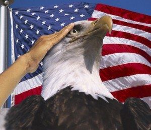 American Eagle Salute U Patriotic Eagle, American Eagle, Flag