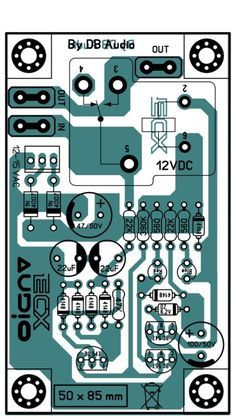 PCB Layout Speaker Protector Amplificatori Audio, Mini Amplifier, Hifi Amplifier, Circuit Board Design, Valve Amplifier, Diy Amplifier, Electronic Circuit Design, Power Supply Circuit, Speaker Box Design