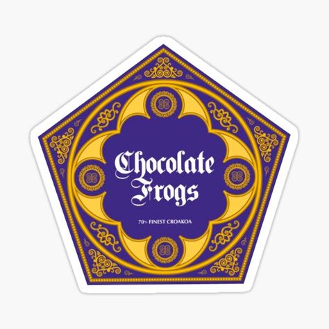 Hp, Harry, chocolate frogs, chocolate, frogs, Potter food, food, logo, cool, neutral color, neutral, simple, funny, humorous, comic, comedy, funny shirts • Millions of unique designs by independent artists. Find your thing. Chocolate Frogs Harry Potter, Chocolate Frogs, Imprimibles Harry Potter, Harry Potter Logo, Harry Potter Stickers, Chocolate Frog, Stickers For Sale, Harry Potter Fantastic Beasts, Die Cut Stickers