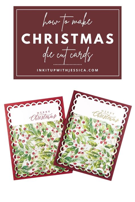 Joy Of Christmas Stampin Up Cards, Stampin Up Easter Cards, Die Cut Christmas Cards, Christmas Card Tutorials, Stampin Up Birthday Cards, Holiday Cards Handmade, Simple Cards Handmade, Fancy Fold Card Tutorials, Easy Diy Christmas Gifts