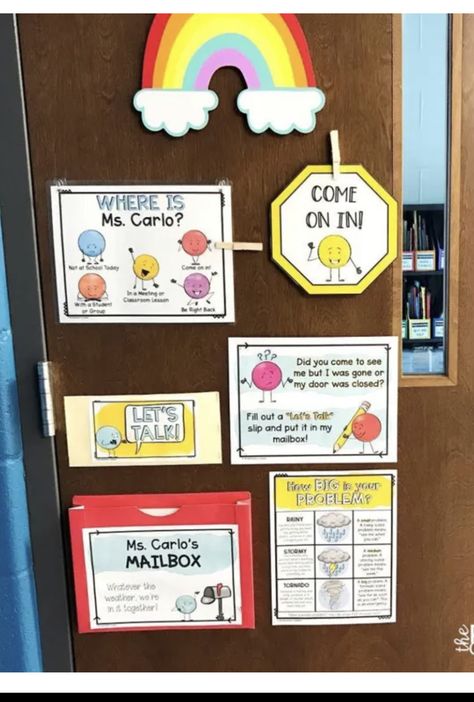 School Counselor Door Decorations, School Counselor Door, School Nurse Elementary, Elementary School Counseling Office, Counselor Door, School Counseling Office Decor, Social Work Office, Social Worker Office, School Psychology Resources