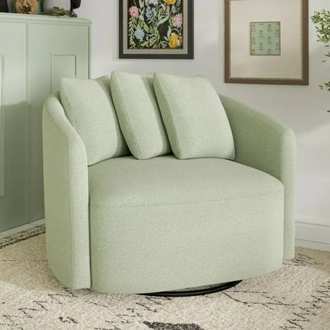 Walmart Presidents' Day Sale 2024: 10 Home Deals You Can't Afford to Miss | Apartment Therapy Velvet Accent Chair, Large Chair, Swivel Accent Chair, Drew Barrymore, Green Chair, Beautiful Chair, Cool Chairs, Reading Nook, Swivel Chair