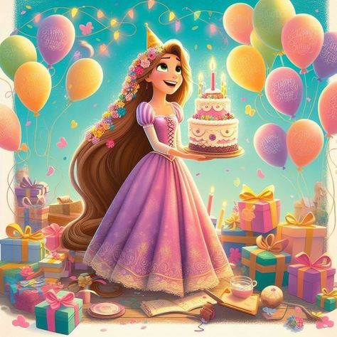 Princess Happy Birthday, 14th Birthday Party Ideas, Disney Character Drawings, Clothes Model, Cake Kids, Disney Princess Birthday, Sweet Birthday, 14th Birthday, Disney Favorites