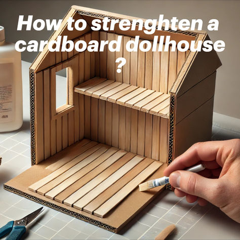 cardboard dollhouse Foldable Doll House Diy, Diy Dollhouse From Cardboard, Cardboard Dollhouse Furniture Template, Cardboard Dollhouse Template Free Printable, Diy Cardboard Miniatures, Diy Doll House Cardboard Easy, Cardboard Doll House Furniture Diy, How To Make Cardboard Waterproof, Roombox 1:12