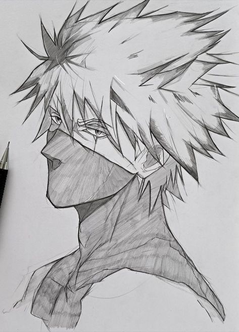 Kakashi Drawing, Sentimental Art, Anime Face Drawing, Naruto Painting, Naruto Sketch Drawing, Drawing Books, Pencil Sketch Images, Naruto Sketch, Best Anime Drawings