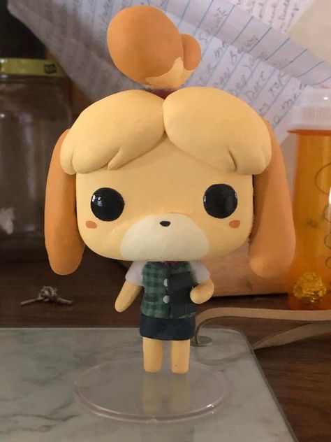 Animal Crossing Funko Pop, Cutest Funko Pop, Animal Crossing Stuff, Cool Funko Pops, Clay Funko Pop, Kirby Funko Pop, Funko Pops Aesthetic, Cute Funko Pops, Funko Pop Aesthetic