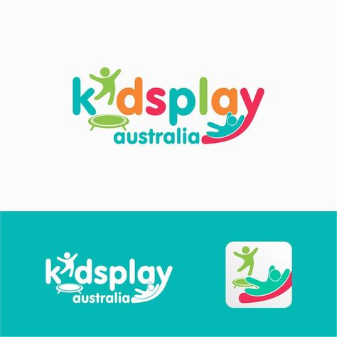 Kids Logo Brand, Preschool Logo, Kindergarten Logo, Desain Merek, Modern Brand Identity, Kids Graphic Design, Kids Play Equipment, Playful Logo, Toys Logo