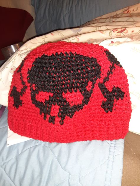 Flame Beanie, Cool Beanies, Beanie Crochet, Skull Cap, Crochet Ideas, Crochet Projects, Knit Crochet, Crochet Blanket, Crochet Hats