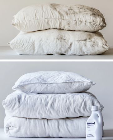 How to Clean Different Types of Pillows 🛏️✨ - Crafty Home Creators How To Wash Feather Pillows In Washer, How To Wash Pillows, Washing Pillows, Deep Clean Mattress, Types Of Pillows, Wash Feather Pillows, Cleaning Pillows, How To Whiten Clothes, Wash Pillows