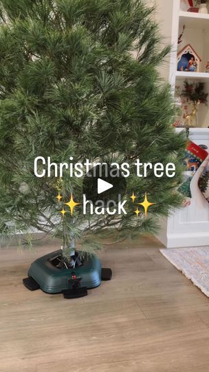 1.7M views · 49K reactions | Put up your live Christmas tree in seconds (and keep it alive with the water indicator)! **Comment TREE to get a link sent straight to your inbox 🎄🎄

**Also linked in my Amazon Storefront (in my bio) under “Christmas Hacks” 🎄🎄

#christmashacks #christmastreehack #christmastree #livechristmastree #treegenie #amazonfinds | Elaina Zinke Decorating Under Christmas Tree, Christmas Tree Water, Live Christmas Trees, Have A Holly Jolly Christmas, Christmas Hacks, Real Christmas Tree, Holly Jolly Christmas, Amazon Storefront, Jolly Christmas