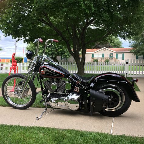 1989 Harley Davidson Springer Bobber Springer Softail, Softail Bobber, Hd Motorcycles, Softail Springer, Harley Davidson Softail, Softail Custom, Harley Davidson Fatboy, Classic Harley Davidson, Softail Deluxe