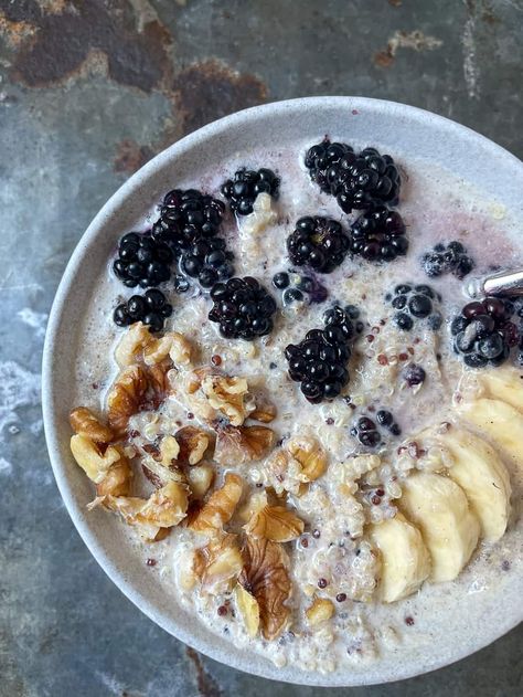 Overnight Steel Cut Oats, Quinoa Cereal, Pantry List, Overnight Breakfast, Quinoa Breakfast, Steel Cut Oats, Winter Mornings, Quinoa Recipes, How To Cook Quinoa