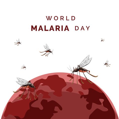 Malaria Poster, World Malaria Day, Health Plus, Day Illustration, School Related, About World, Poster Ideas, Graphic Resources, Disease