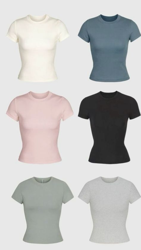 Abardison Women’s Casual Basic Going Out Crop Tops Slim Fit Short Sleeve Crew Neck Tight T Shirts Form Fitting Shirts Women, Slim Shirts Women, Cute Basic Shirts, Tight Tops For Women, Basic T Shirts Women, Tight T Shirt Outfit, Basic Short Sleeve Tops, Cute Basic Tops, Tight Shirts For Women