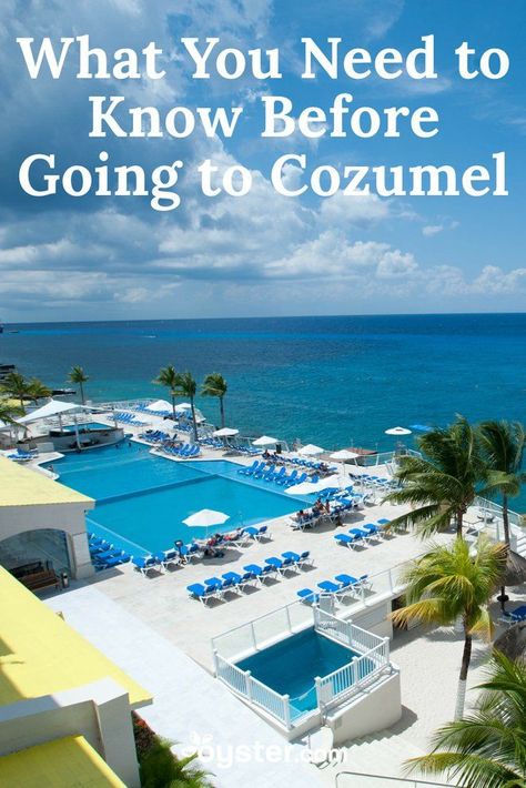 Vacation in Cozumel, and odds are you’ll go home utterly relaxed and with memories of spectacular scenery and friendly people. A 34-mile-long by 11-mile-wide island of Mexico, Cozumel is quite unlike its neighbor, Riviera Maya. It’s largely undeveloped, with expanses of jungle and untouched shoreline. Here are 11  things every traveler should know before setting off for Cozumel. Cozumel Mexico Cruise, Cozumel Cruise, Western Caribbean Cruise, Mexico Cruise, Western Caribbean, Mexico Travel Guides, Cozumel Mexico, Cruise Destinations, Mexico Vacation