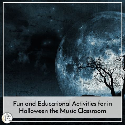 Fun and Educational Activities for in Halloween the Music Classroom Halloween Music Activities, Activities For Halloween, Bucket Drumming, Music Class Activities, Boomwhackers, Solfege, Halloween Music, Fun Music, Movement Activities