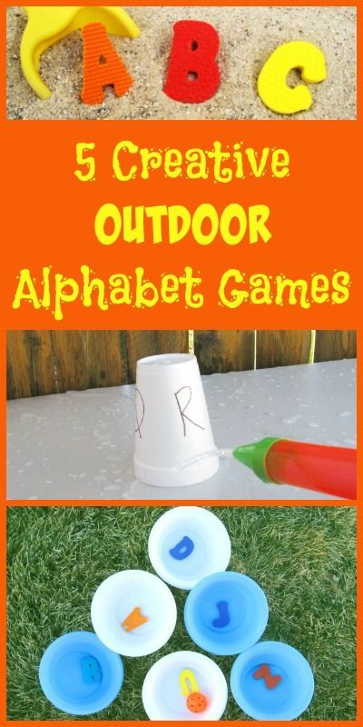 5 Creative Outdoor Games – Featuring the ABCs (she Jessie) Creative Games For Kids, Preschool Alphabet Activities, Family Games To Play, Family Games Outdoor, Picnic Activities, Outdoor Fun For Kids, Letter Games, Preschool Alphabet, Games Family