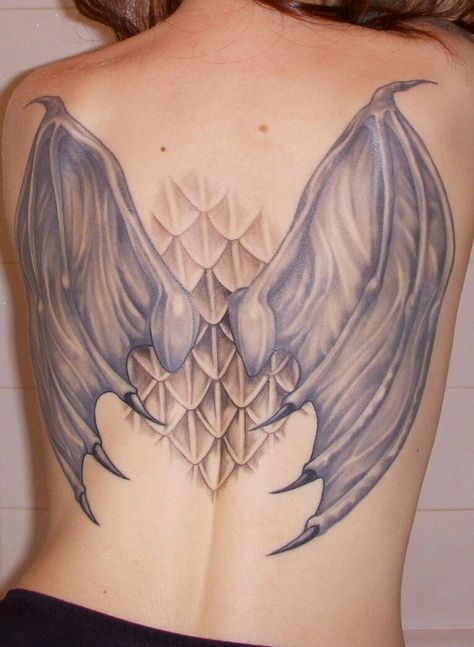 Dragon Wings Back Tattoo Women, Dragon Wings Tattoo For Women, Womens Wing Tattoos, Wing Tattoos On Back Women, Dragon Wing Tattoo On Back, Dragon Wing Back Tattoo, Back Tattoo Wings Women, Dragon Wings Back Tattoo, Illyrian Wings Tattoo