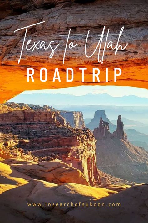 Texas to Utah Road Trip Grand Canyon Road Trip From Texas, Road Trips From Texas, Colorado Road Trip Map, Road Trip Texas, Road Trip National Parks, Road Trip Out West, Utah National Parks Road Trip, Utah Parks, Road Trip Playlist