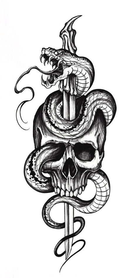 Korean Tattoo, Girl Power Tattoo, Surreal Tattoo, Aztec Tattoo Designs, Wolf Skull, Snake Tattoo Design, Aztec Tattoo, Feminine Tattoo, Skull Tattoo Design