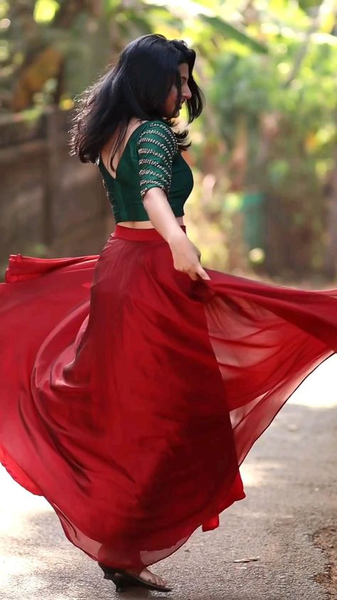 Skirt and top design -  #Design #Skirt #Top Long Skirt And Top Indian, Skirt And Top Kerala Style, Kerala Style Skirt And Top, Traditional Skirt And Top, Indian Skirt And Top, Skirt And Top Indian, Long Skirt Top Designs, Dress Designs For Stitching, Onam Outfits