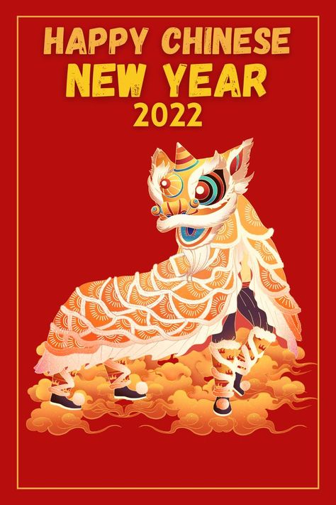 Happy Chinese New Year! May 2022 bring wealth and health to everyone! Chinese New Year 2022, New Year 2022, Happy Chinese New Year, Chinese New Year, Bring It On, Health, Movie Posters, Art, Film Posters