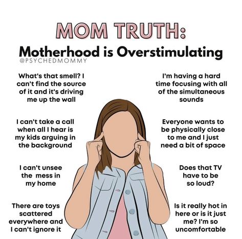 So the real question is “Why am I experiencing overstimulation?” You might even wonder “Is something wrong with me?” Here’s the deal: Our experiences are filtered through our sensory system. The way we take in and process this information varies person to person. Each of us has a different capacity or threshold. This threshold fluctuates. Repost @psychedmommy Overstimulated Mom Tips, Touched Out Mom, Overstimulated Mom, Something Wrong With Me, Mom Struggles, Mommy Motivation, Is Something Wrong, Mental Load, Sensory System