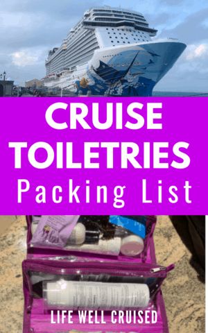 Cruise Toiletries Packing Lists, Cruise Preparation, Toiletries Packing List, Toiletries Packing, Cruise Bahamas, Alaska Travel Cruise, Carnival Cruise Tips, Carnival Glory, Pack For A Cruise