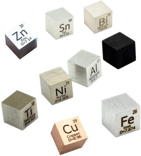 AmazonSmile: 0.39" Element Cube Set 10mm Density Cubes for Periodic Table Collection Up to 99.99% Purity (0.39“, 9-01) : Industrial & Scientific Fe Iron, Cube Template, Element Symbols, Acrylic Box, Tron, Chemistry, Density, Periodic Table, Tin