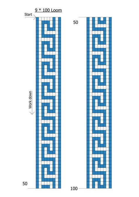 Simple Bead Loom Patterns, Seed Bead Charms, Canvas Bag Diy, Bead Looming, Loom Designs, Bead Loom Designs, Bead Loom Pattern, Beadwork Designs, Tablet Weaving