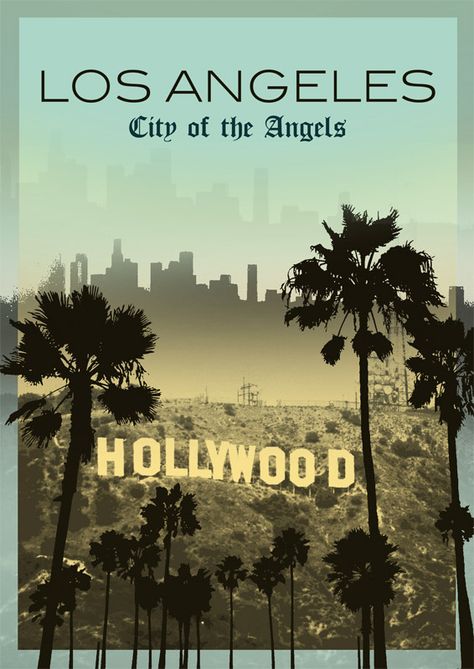 . Vintage Los Angeles Poster, Los Angeles Poster, California Poster, Photo Wall Decor, Vintage Poster Design, Travel Globe, California Map, Vintage Los Angeles, Art Deco Posters