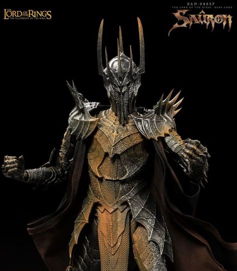 • Beast Kingdom - Sauron • Beast kingdom have this absolutely unreal Sauron statue available for Pre-Order over at SDCC this weekend, you can now also Pre-order it through their website 🙌🏼 This statue is based on the iconic scene of Sauron standing atop molten lava, with a special paint job that perfectly captures the fiery reflection of the lava on his unique black iron armor. Retail price is: $109.99 ✨ Follow @all.tolkien.fans for more Tolkien content ✨ • • • • • #lordoftherings #lordof... Sauron Armor, Iron Armor, Witch King, Molten Lava, Black Iron, Middle Earth, Paint Job, Lord Of The Rings, Tolkien