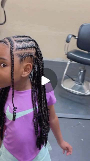 Mcclure Twins Hairstyles Braids, Kids Braid Hairstyles Black, Braid Hair Styles For Kids, African Hair Braiding Styles For Kids, Kids Fulani Braids Hairstyles, Simple Fulani Braids For Kids, Kid Braided Styles, Little Black Girls Hairstyle, Kid Braids Hairstyles