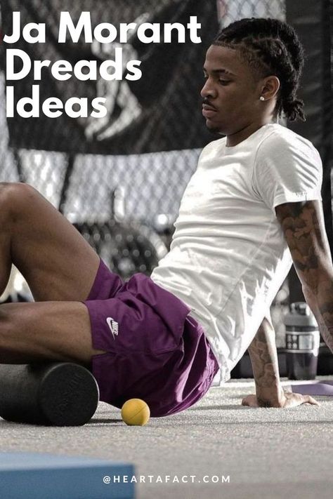 Ja Morant Hair (Detailed Look) | Trendy & Cute Dreadlocks Hairstyles | Ja Morant Inspired Hairstyle Ideas | Ja Morant Aesthetic #DreadlocksInspiration #jamorantstyle #jamorantdunk #jamoranticon #basketballplayersaesthetic Ja Morant Hair, Ja Morant Aesthetic, Dyed Dreadlocks, Basketball Boyfriend, Ja Morant Style, Dreadlocks Men, Mens Dreads, Dreadlock Hairstyles For Men, Basketball Photography