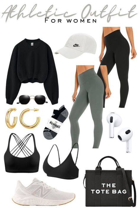 Shop the latest . Find stylish and comfortable activewear for every activity, from running to yoga to weightlifting. #womensathleticoutfits #amazonfashion #activewear https://www.theworldaccordingtome.org/fitness-health/1713761_at-home-gym-essentials-home-gym-on-a-budget/?clothes Athletic Summer Outfit, Bigger Shoulders, Advanced Yoga Poses, Stylish Gym Outfits, Outfit Athletic, Simple Workout Routine, Fitness Essentials, Athletic Outfit, Outfit Leggings