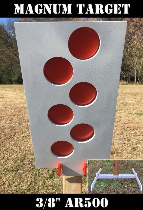 Shooting Target Ideas, Outdoor Shooting Range, Target Stand, Steel Shooting Targets, Metal Targets, Shooting Target, Steel Targets, Shooting Ideas, Archery Target