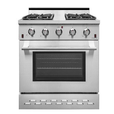 NXR Professional Ranges 30" 4.5 cu ft. Freestanding Gas Range Under Cabinet Hood, Cabinet Hood, Cleaning Oven Racks, Convection Cooking, Best Oven, Under Cabinet Range Hood, Large Oven, Single Oven, Gas Oven