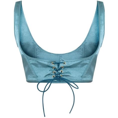 Moll Dark Teal Satin Boned Lace Up Corset ❤ liked on Polyvore featuring intimates, shapewear, tops and corset Teal Corset, Lace Up Corset, Shapewear Tops, Dark Teal, Polyvore Set, Rebecca Minkoff Hobo, Shapewear, Bones, Sports Bra