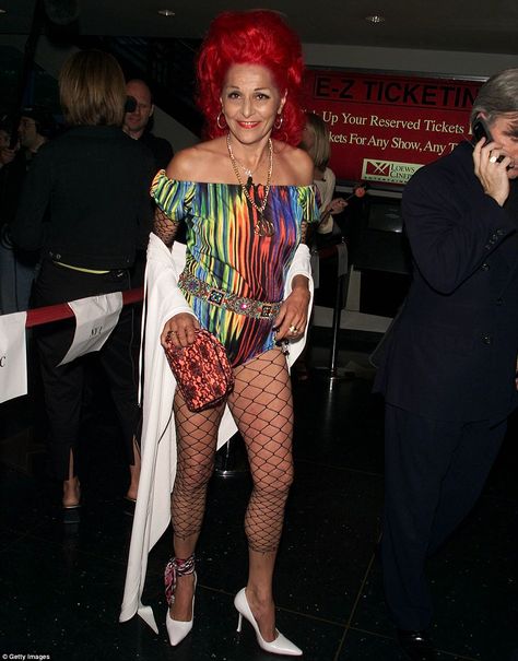 Styled by Patricia? Field, 74, (pictured above in 2001) has a history of helping the transgender and transsexual community Leopard Print Wrap Dress, Patricia Field, Red Hair Don't Care, Caitlyn Jenner, Ad Hoc, Costume Designer, Fashion Icons, Mode Inspo, Fashion Designers