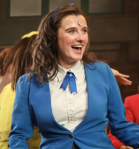 Veronica Sawyer West End, Heathers The Musical West End, Ailsa Davidson, Veronica Sawyer Musical, Heathers West End, Heathers Hairstyles, Veronica Heathers, Heathers Musical, Yellow Slime