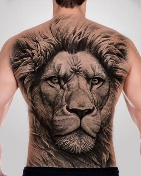 Bushido Tattoo, Lion Back Tattoo, Big Cat Tattoo, Egyptian Tattoo Sleeve, Joker Drawings, Lion Tattoo Sleeves, Wolf Tattoo Sleeve, Elephant Tattoo Design, Lion Head Tattoos