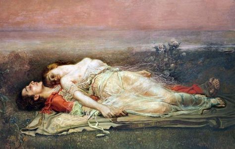 Tristan And Isolde, Tragic Love, Pre Raphaelite Art, Victorian Paintings, Pre Raphaelite, A4 Poster, Love Painting, Beautiful Paintings, Photographic Prints